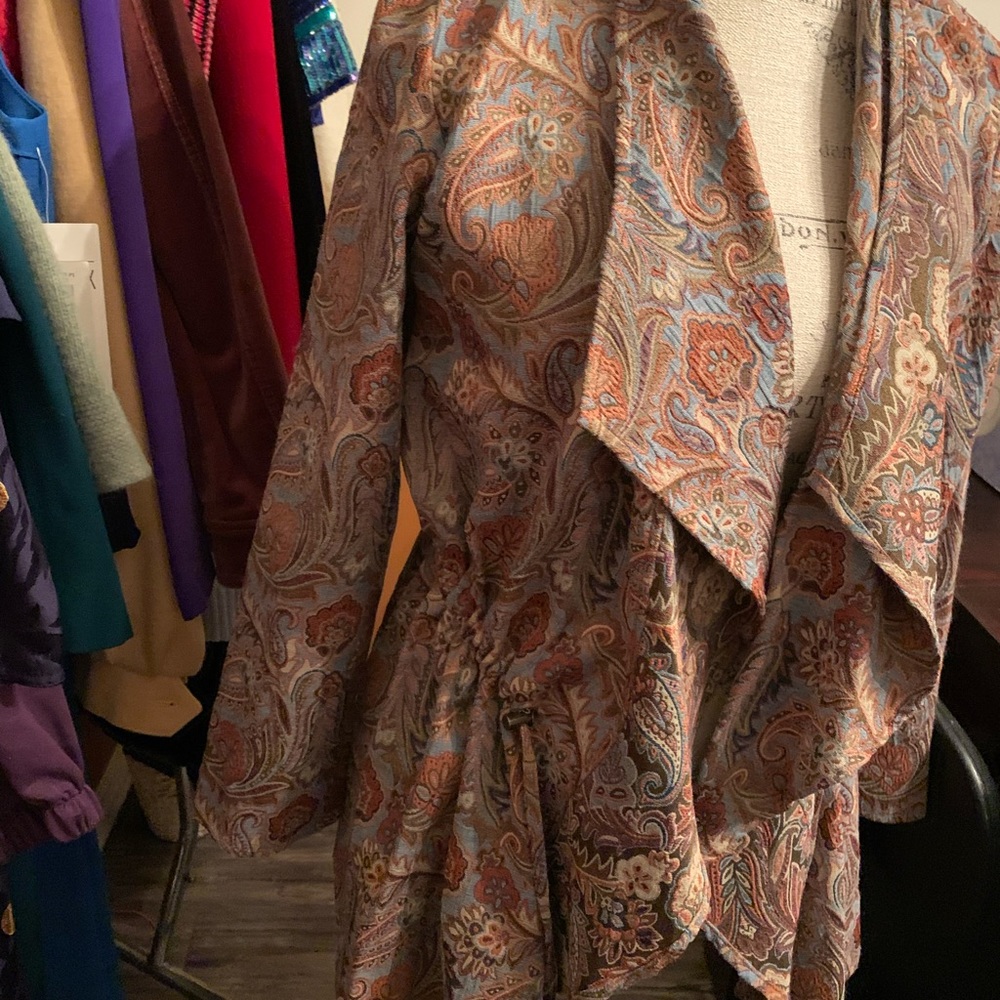 Ruby Rd Paisley Print Jacket Blazer - image 5